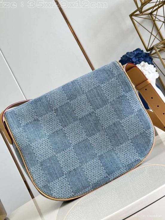 Official oldcobbler LOUIS MM Messenger Montsouris VUITTON 0823